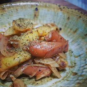 簡単☆醤油マヨで和風ジャーマンポテト